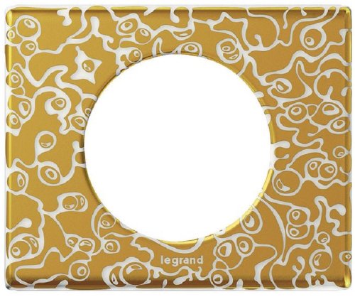 Рамка универсальная Legrand Celiane Corian 1-м. фарфор золотая феерия фото Рамка универсальная Legrand Celiane Corian 1-м. фарфор золотая феерия картинка